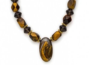 tiger's eye necklace
